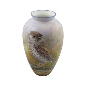 Peter Graves Ceramics Vase Little Owl Design.