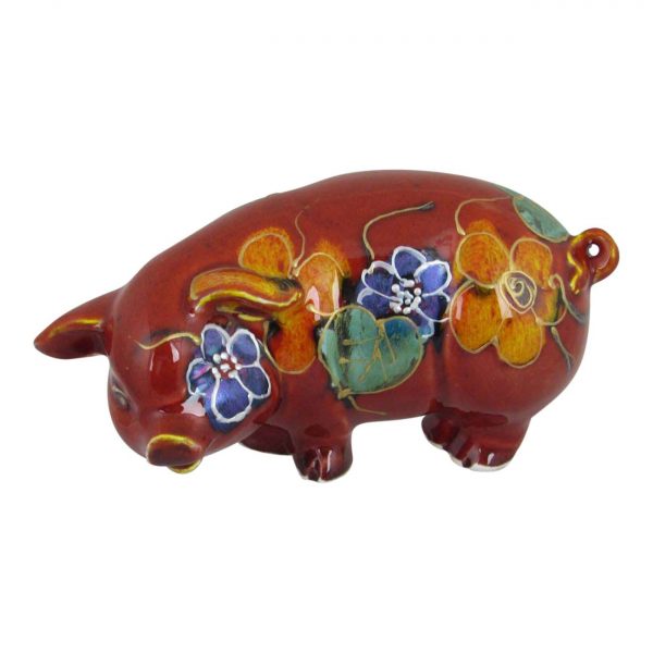 Small Pig Garland Design Anita Harris Art Pottery