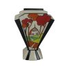 Marie Graves Ceramic Artist Fan Vase Red Brook Cottage Design