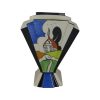 Marie Graves Ceramic Artist Fan Vase Shawbury House Design.