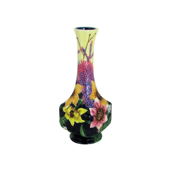 Old Tupton Ware 7inch Vase Summer Bouquet Design