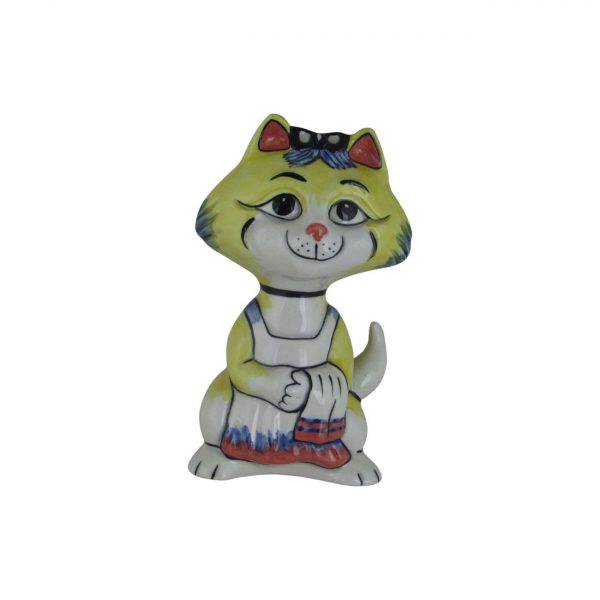 Lorna Bailey Art Ware Pottery Cat Busy Mummy