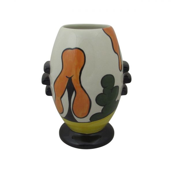 Lorna Bailey 3 Knob Vase House and Path Design