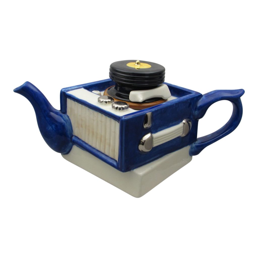 Record Player Teapot Full Size by Carters of Suffolk Stoke Art Pottery