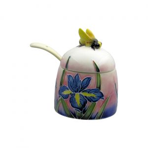 Old Tupton Ware Iris Design Honey Pot