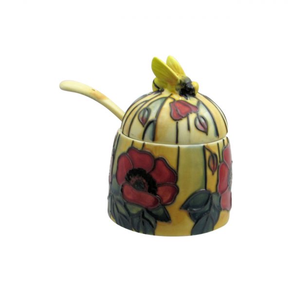 Old Tupton Ware Yellow Poppy Honey Pot