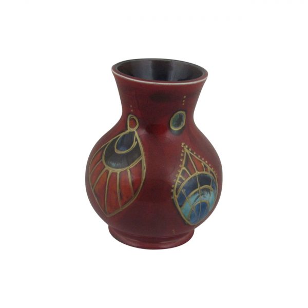 African Pride Design 14cm Vase Anita Harris Art Pottery