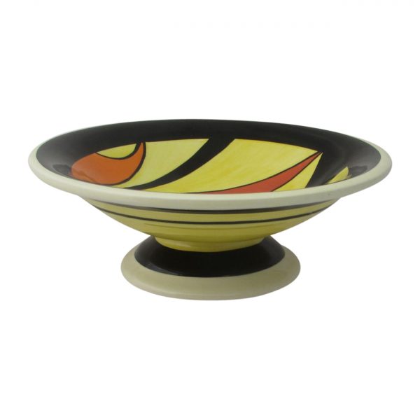 Small Comport Flame Design by Lorna Bailey Artware