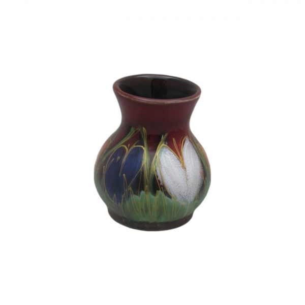 Crocus Design 10cm Vase by Anita Harris Art Pottery