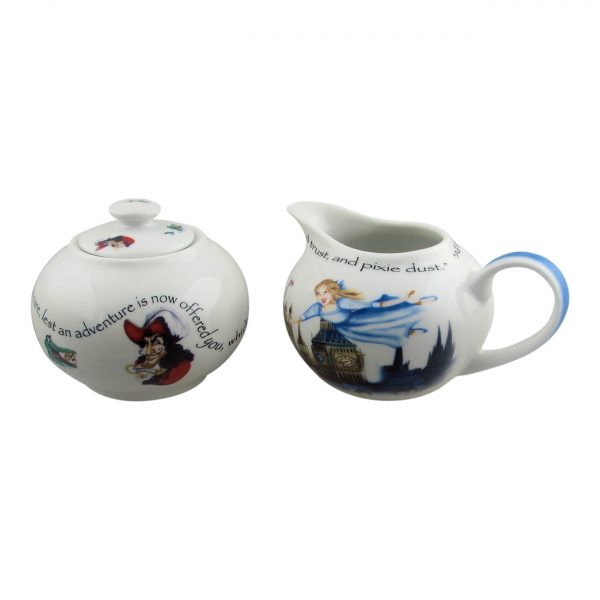 Peter Pan Sugar Basin & Creamer Design by Paul Cardew