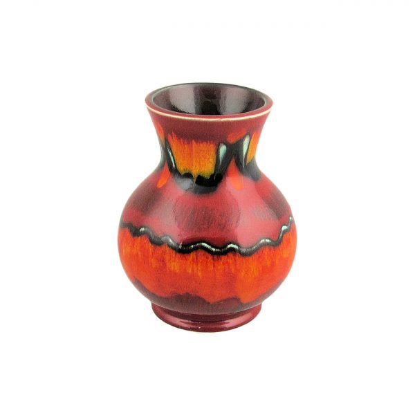 Magna Volcanic Lava Design Vase Anita Harris Art Pottery
