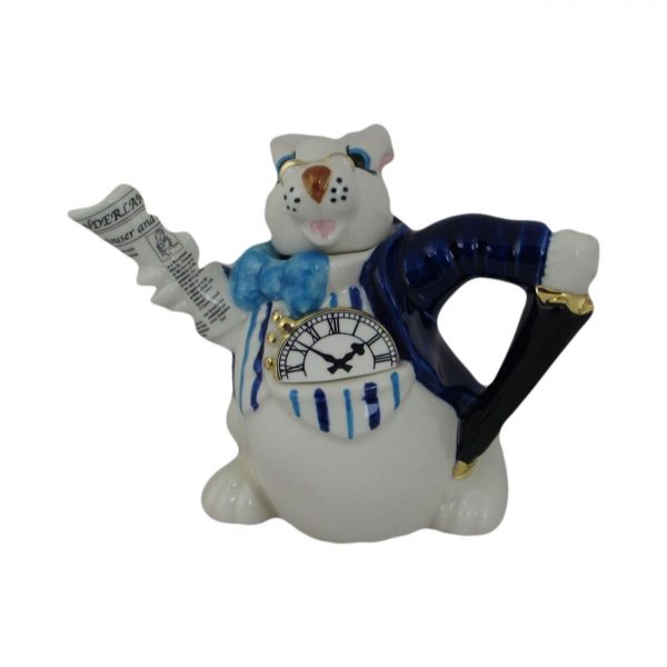 Alice in Wonderland White Rabbit Novelty Teapot Paul Cardew