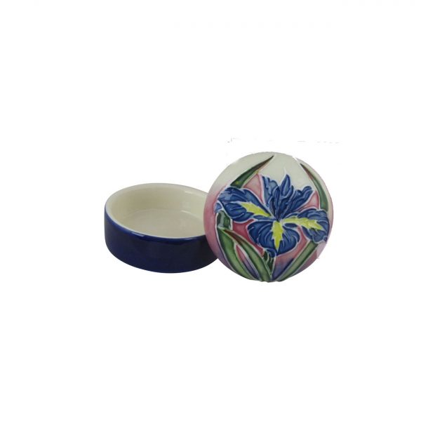 Old Tupton Ware Trinket Box Iris Design