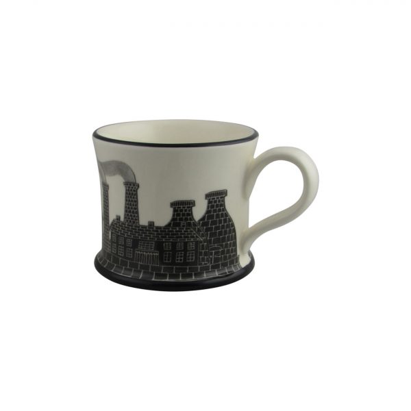 Moorland Pottery Mug Pits N Pots Design Stokie Ware