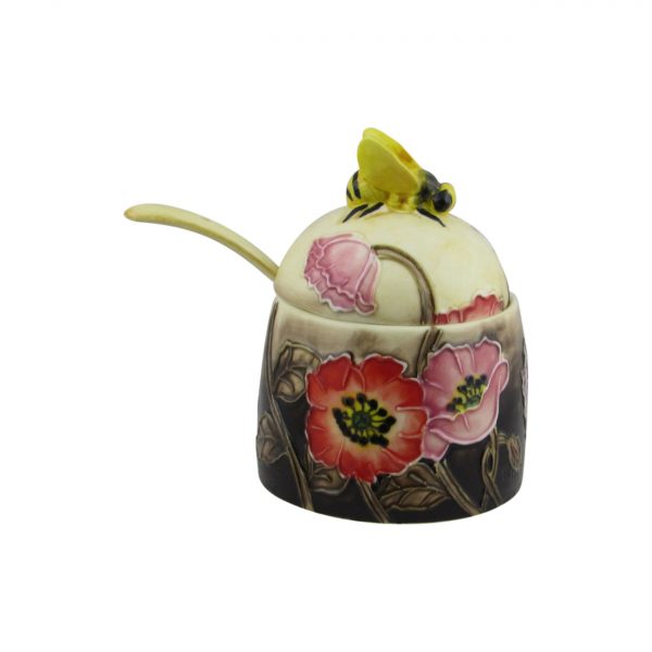 Old Tupton Ware Honey Pot Poppy Fields Design