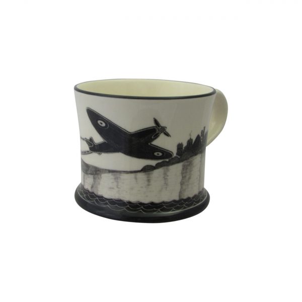 Moorland Pottery Mug Spitfire Design