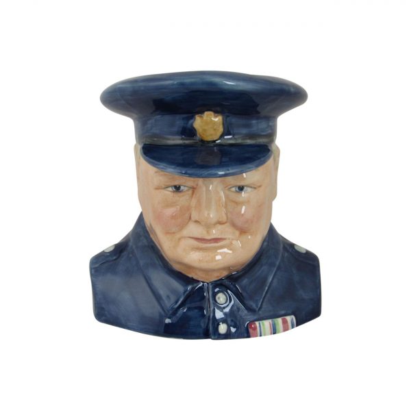 Winston Churchill Toby Jug Carltonware Light Blue Colourway