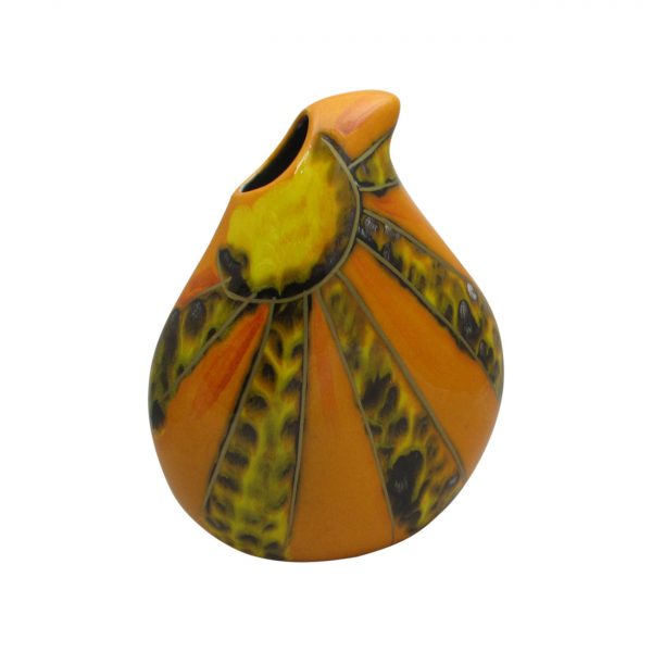 Sunfire Design Teardrop Vase by Anita Harris Art Pottery