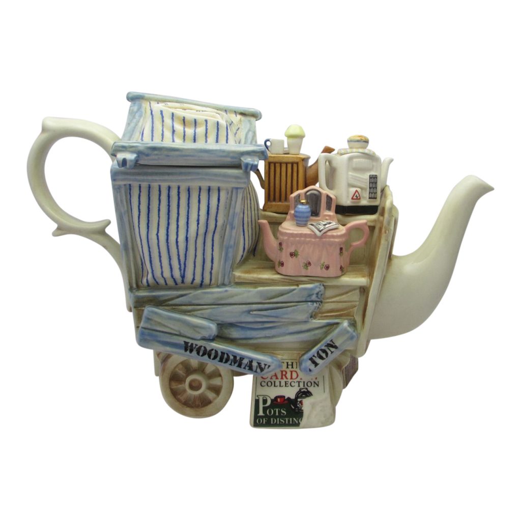 Teapottery Teapot Stall Novelty Teapot Paul Cardew Designs Stoke Art Pottery