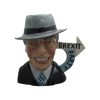 Nigel Farage Character Jug Grey Hat Edition Bairstow Pottery