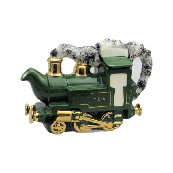 Locomotive One Cup Teapot Green Carters of Suffolk