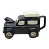 Landrover Teapot Black Colourway Made by Ceramic Inspirations
