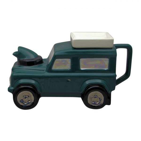 Land Rover Teapot Green Colourway Ceramic Inspirations