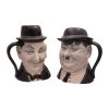 Laurel and Hardy Pair of Toby Jugs Bairstow Pottery