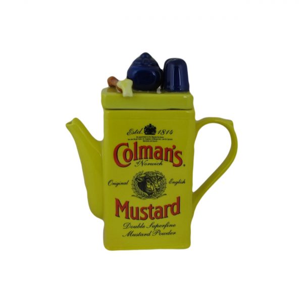 Colmans Mustard Tin Novelty Teapot Ceramic Inspirations