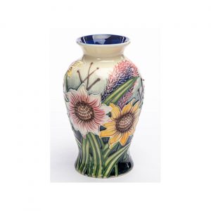 Summer Bouquet Design Six Inch Vase Old Tupton Ware