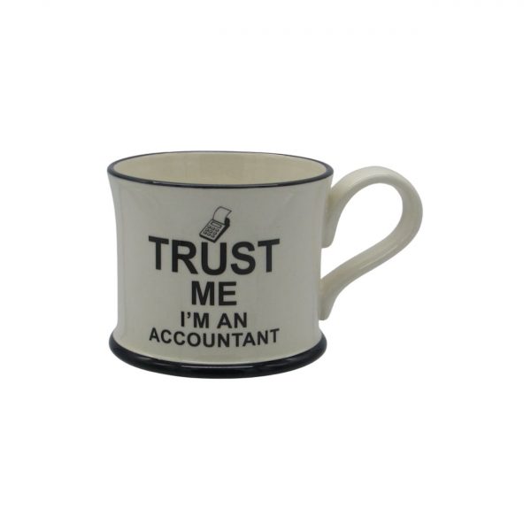 Trust Me I'm An Accountant Mug Moorland Pottery