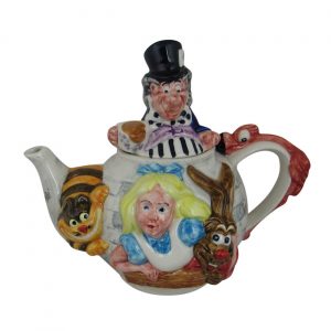 Alice Curiouser and Curiouser Teapot L/E Ceramic Inspirations
