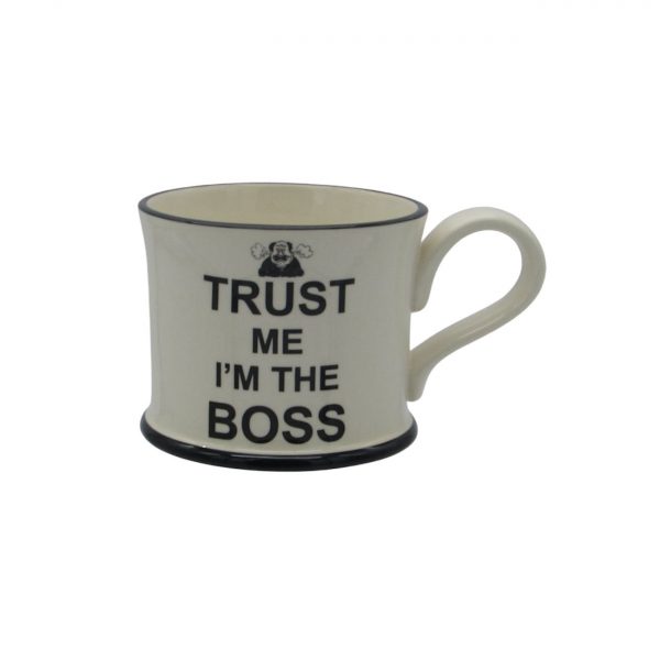 Moorland Pottery Mug Trust Me I'm The Boss