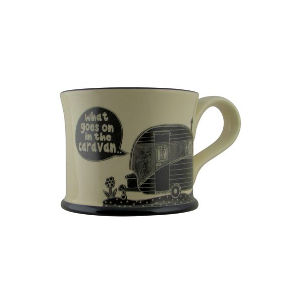 Moorland Pottery What Goes on in the Caravan Mug