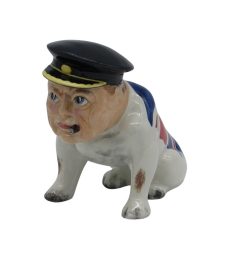 Winston Churchill Bulldog Figure Bairstow Pottery
