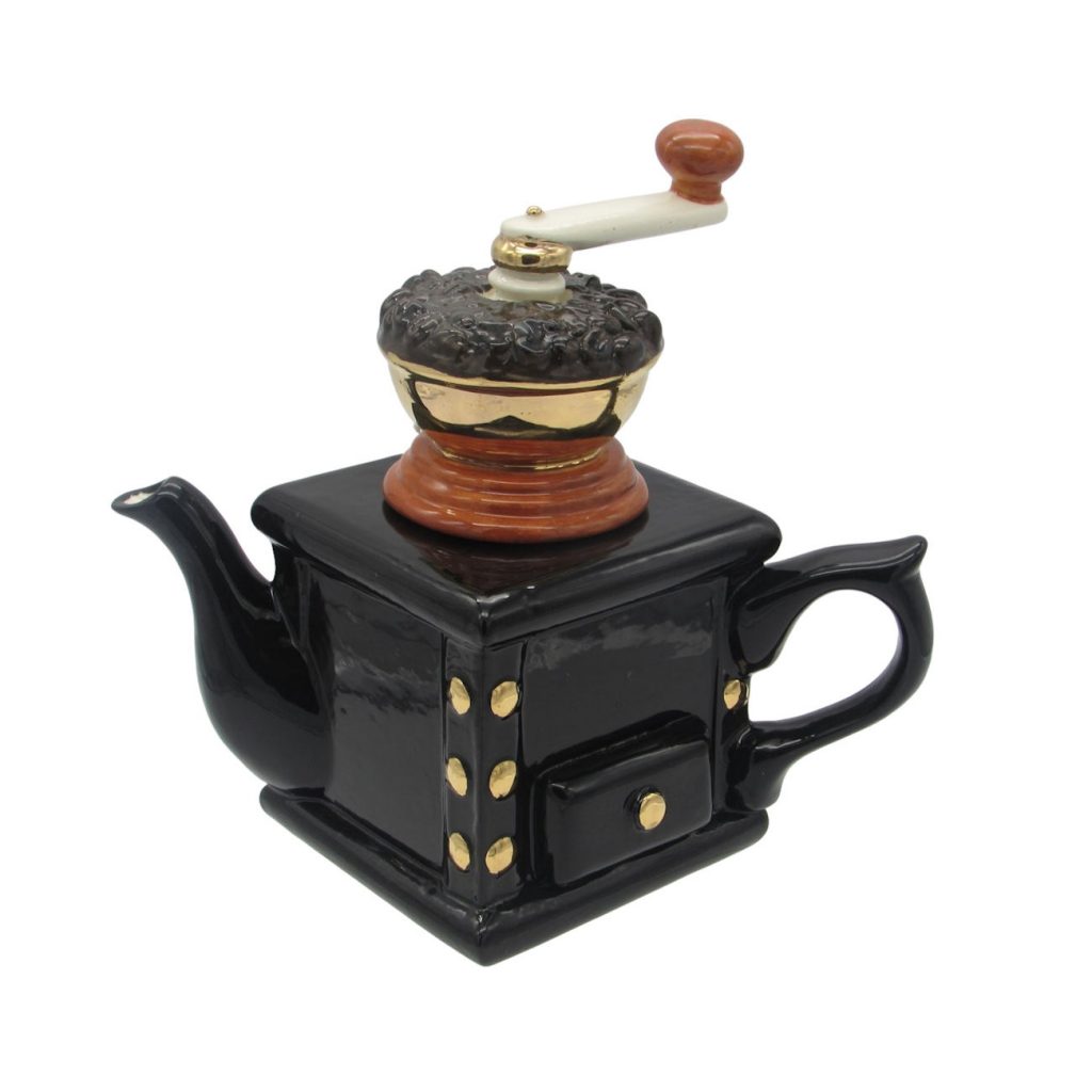 Coffee Grinder Teapot from Carters of Suffolk Stoke Art Pottery