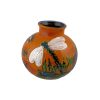 Dragonfly Design 10cm Vase by Anita Harris Art Pottery