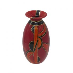 Encircled Sun Design 21cm Vase Anita Harris Art Pottery