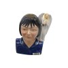 Female Nurse Toby Jug Black Hair Angel Handle Bairstow Pottery