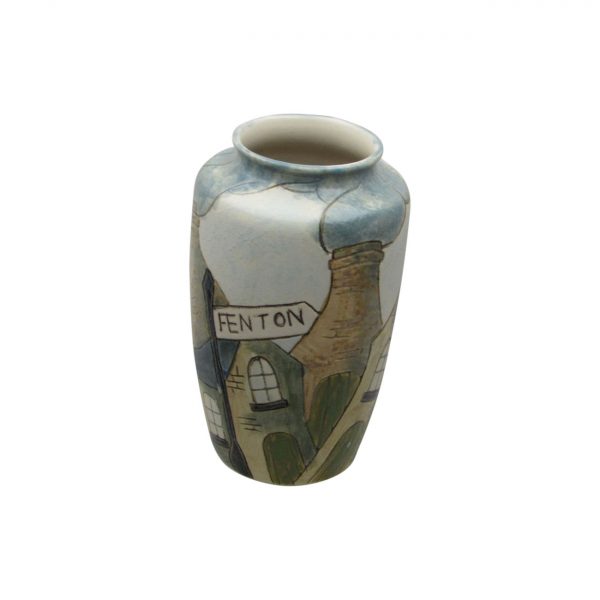 Burslem Pottery Stoneware Vase Fenton Design