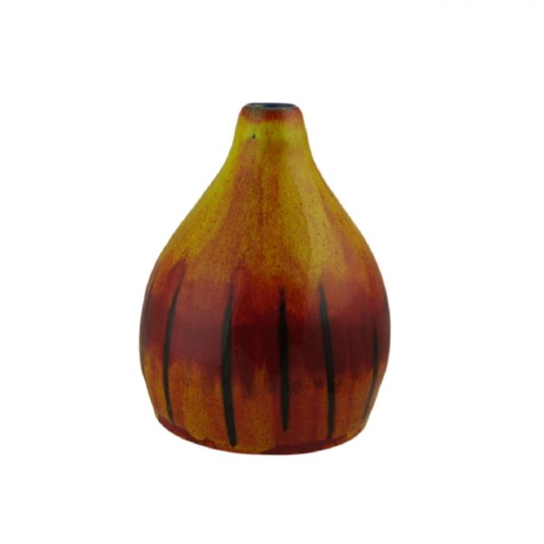 Flame Design Bud Vase by Anita Harris Art Pottery
