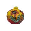 Floral Design 10cm Vase Anita Harris Art Pottery