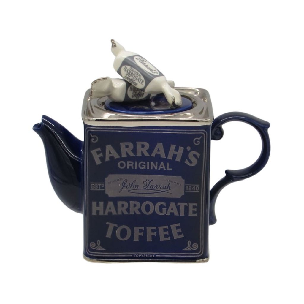 Harrogate Toffee Tin Teapot Ceramic Inspirations Stoke Art Pottery