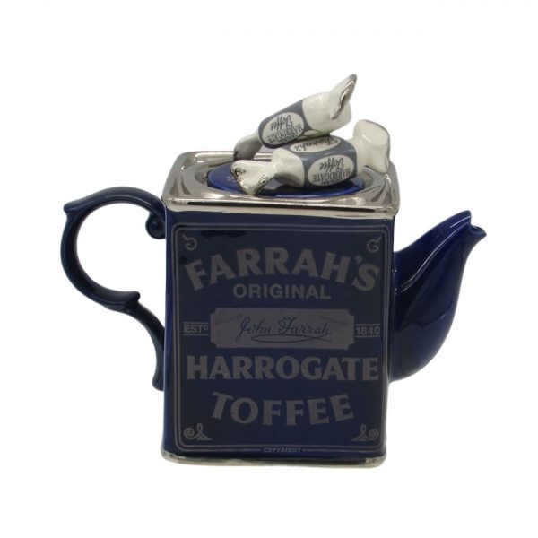 Harrogate Toffee Tin Teapot Ceramic Inspirations Stoke Art Pottery