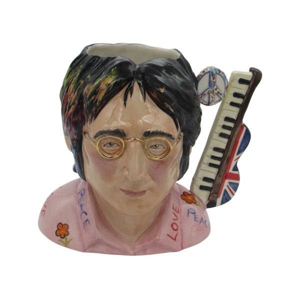John Lennon Love and Peace Toby Jug Bairstow Pottery