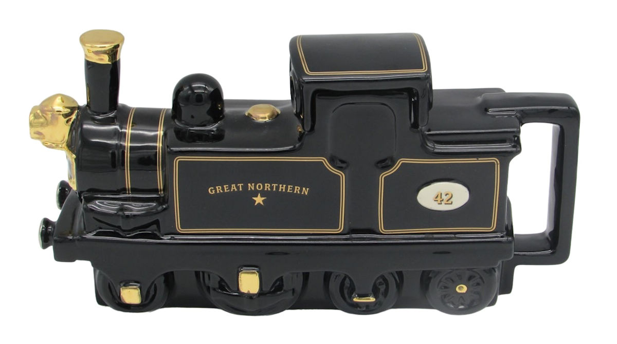Steam Train Teapot Full Size Ceramic Inspirations Stoke Art Pottery
