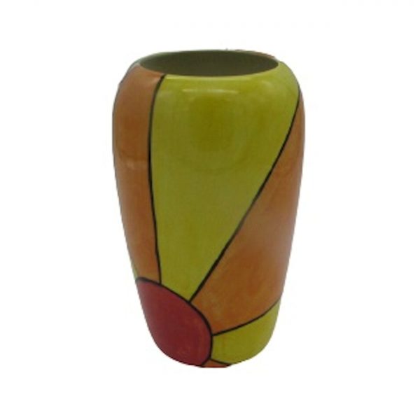 Sunburst Design Tall Vase Lorna Bailey Artware