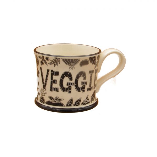 Trust me I'm Veggie Mug Moorland Pottery