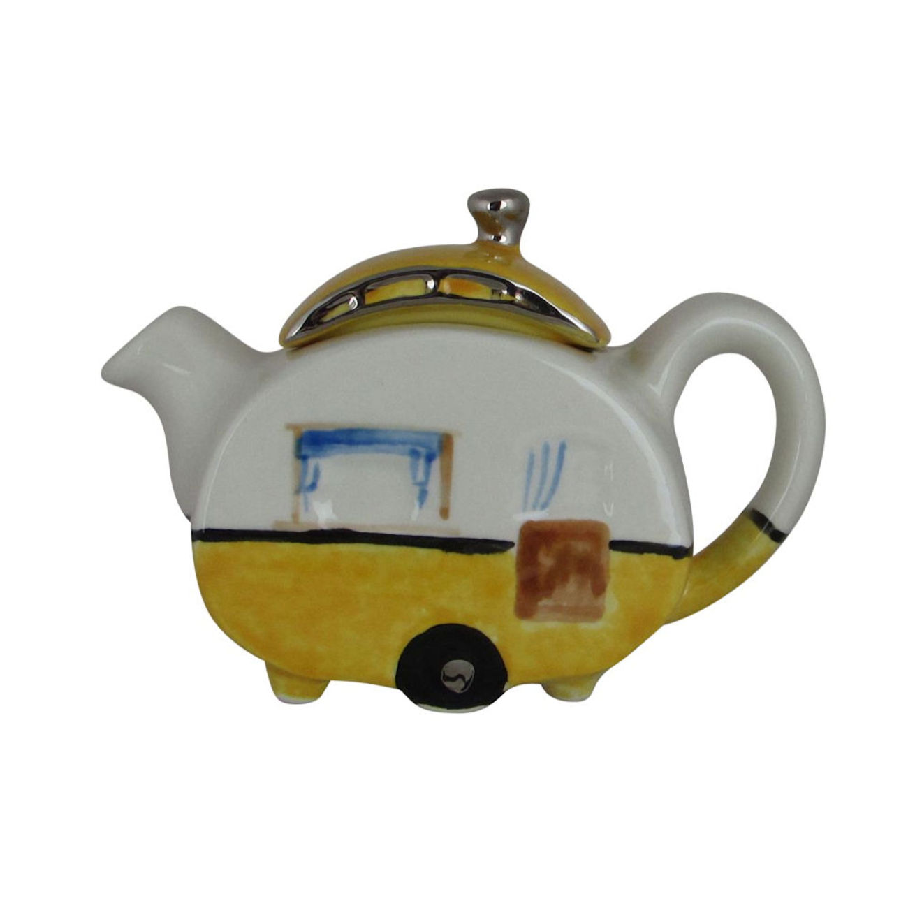 Ceramic Caravan Decorative Teapot by Giftbrit 