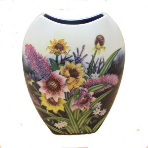 Summer Bouquet Design 12 inch Vase Old Tupton Ware